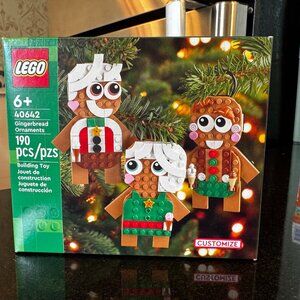 LEGO Gingerbread Ornaments